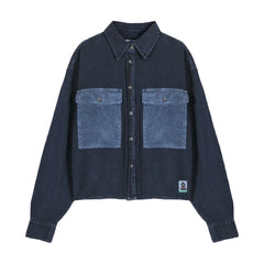 Bobo Choses - Denim Pamuklu Gömlek | Lacivert