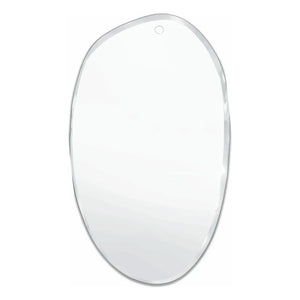 M Nuance - Extra flach gerillter ovaler Spiegel - 60x100 cm