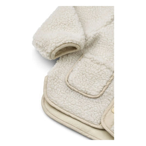 Liewood - Lora Panda Teddyjacke aus recycelter Faser | Ecru