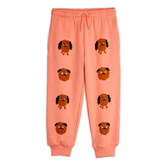 Mini Rodini - Doggies Bio-Baumwoll Jogginghose | Blassrosa