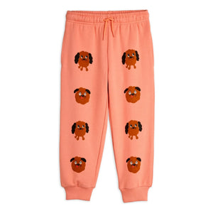 Mini Rodini - Doggies Bio-Baumwoll Jogginghose | Blassrosa