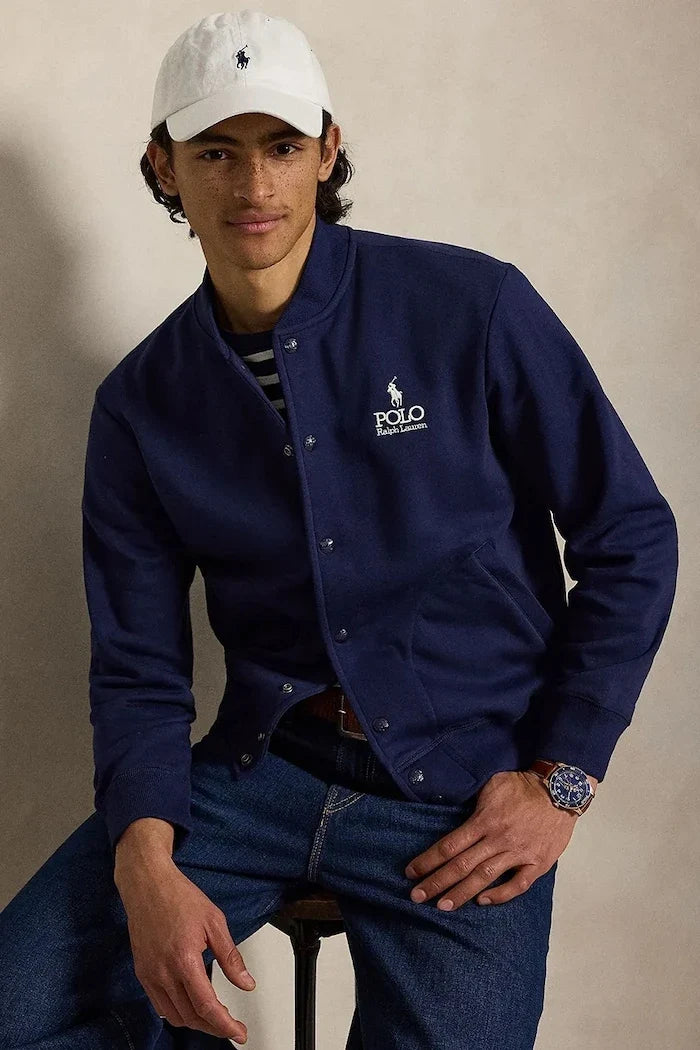 Polo Ralph Lauren pamuklu erkek fermuarlı sweatshirt