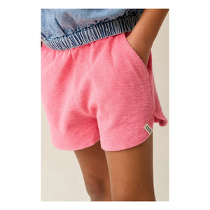 Tumble N'Dry – Paraiba Bio-Baumwoll-Frottee-Shorts | Rosa
