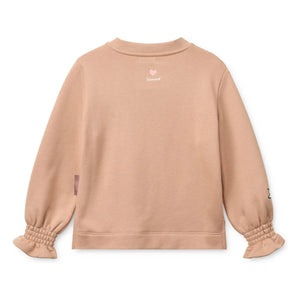 Liewood - Ivey Mood organik pamuk sweatshirt | Pembe