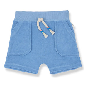 1+ in the family - Buger terry shorts | Light blue