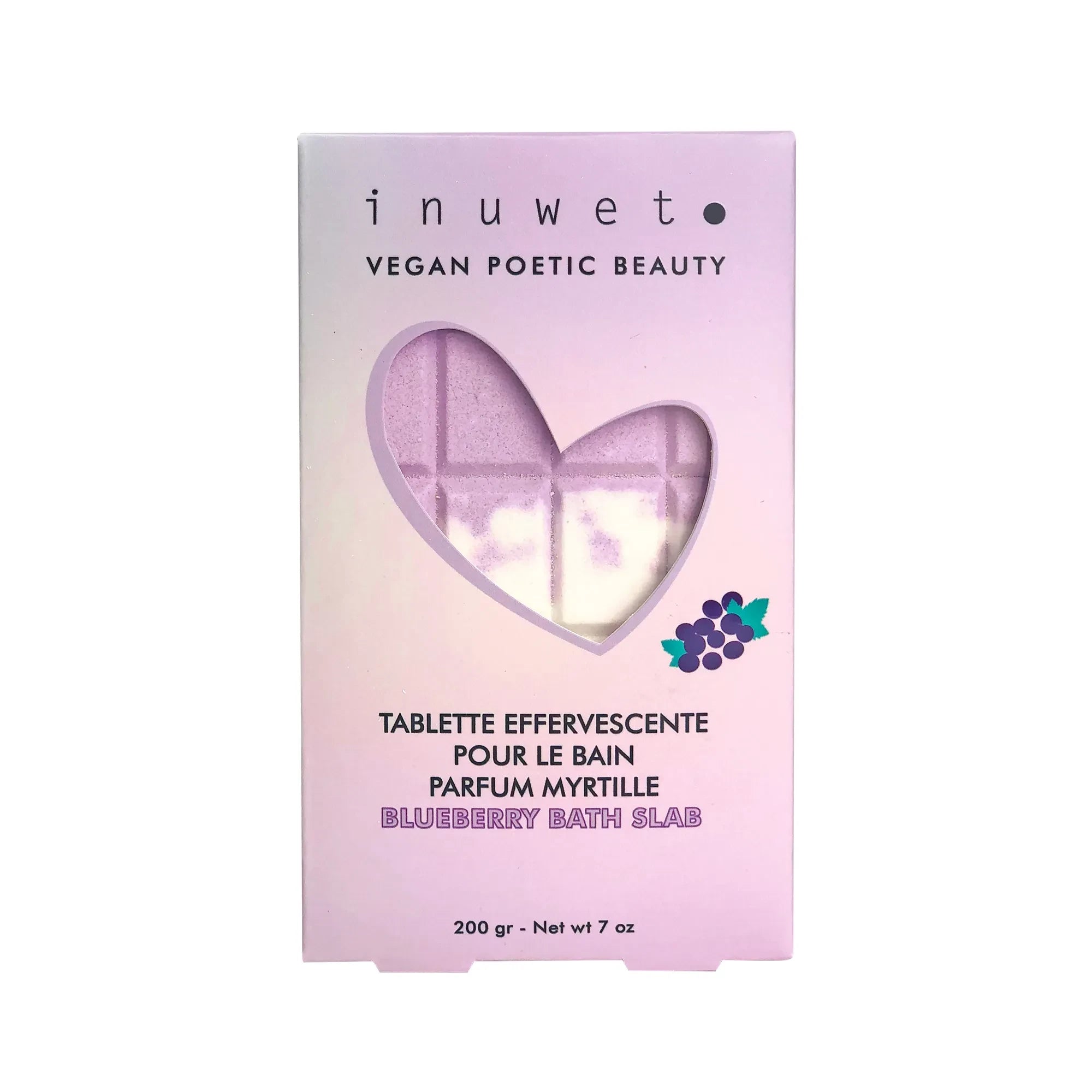 Inuwet - Glitzernde Blaubeer-Badeseife - 200 g