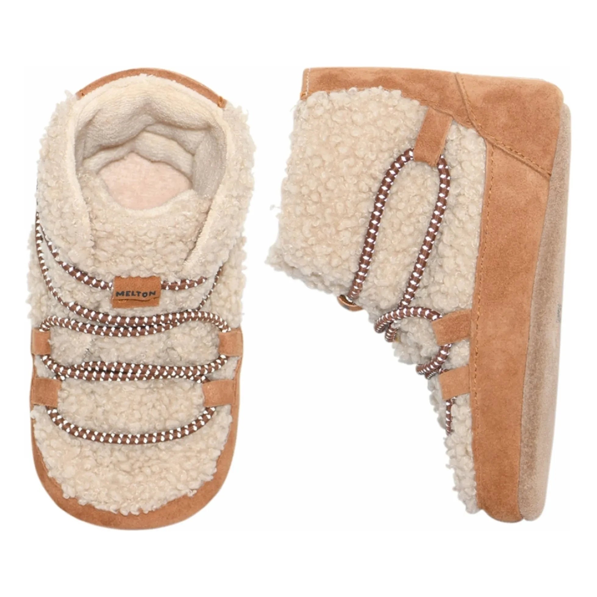 Melton - Teddy-Stiefel | Beige