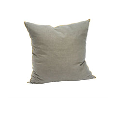 Madam Stoltz - Linen and Cotton Pillowcase | Gray