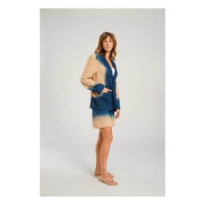 Virginie de Vinster - Blazer Tye and Die Oga | Mavi