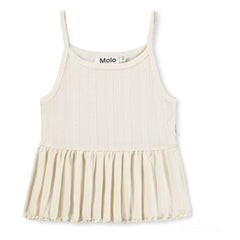 Molo - Rany organic cotton ruffle tank top | Ivory