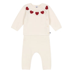 Petit Bateau - 2-teiliges Netzset | Weiß