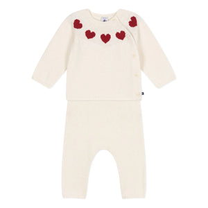 Petit Bateau - 2-teiliges Netzset | Weiß