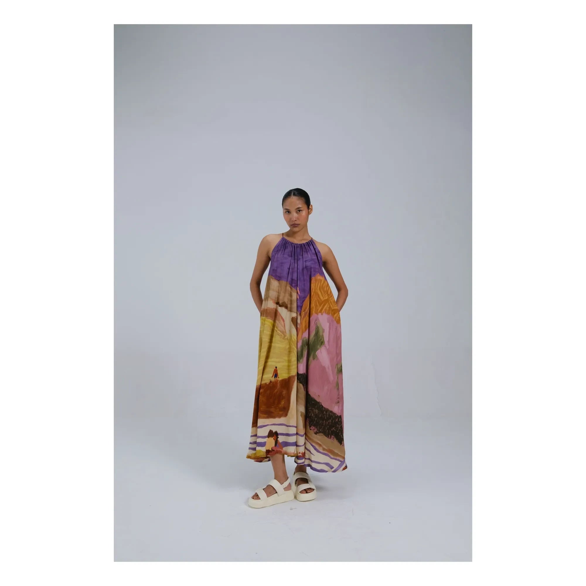 CORD - Circular Dress | Purple