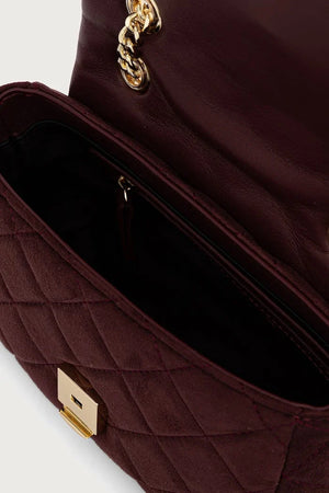 OCARINA SUEDE imitasyon süetten kadın çapraz çanta