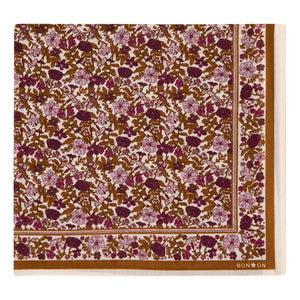 Bonton - Foulondon Fleuri Eşarp | Karamel