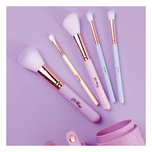 Oh Flossy - Regenbogen-Make-up-Pinsel-Set - 5-teilig