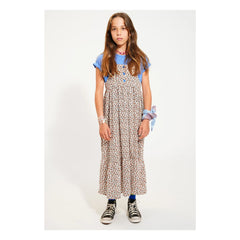 Piupiuchick - Organic Cotton Leopard Dress | Off-White