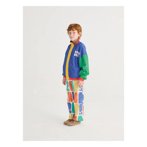 Bobo Choses - Trainingsjacke mit Farbblöcken aus recycelter Faser | Blau