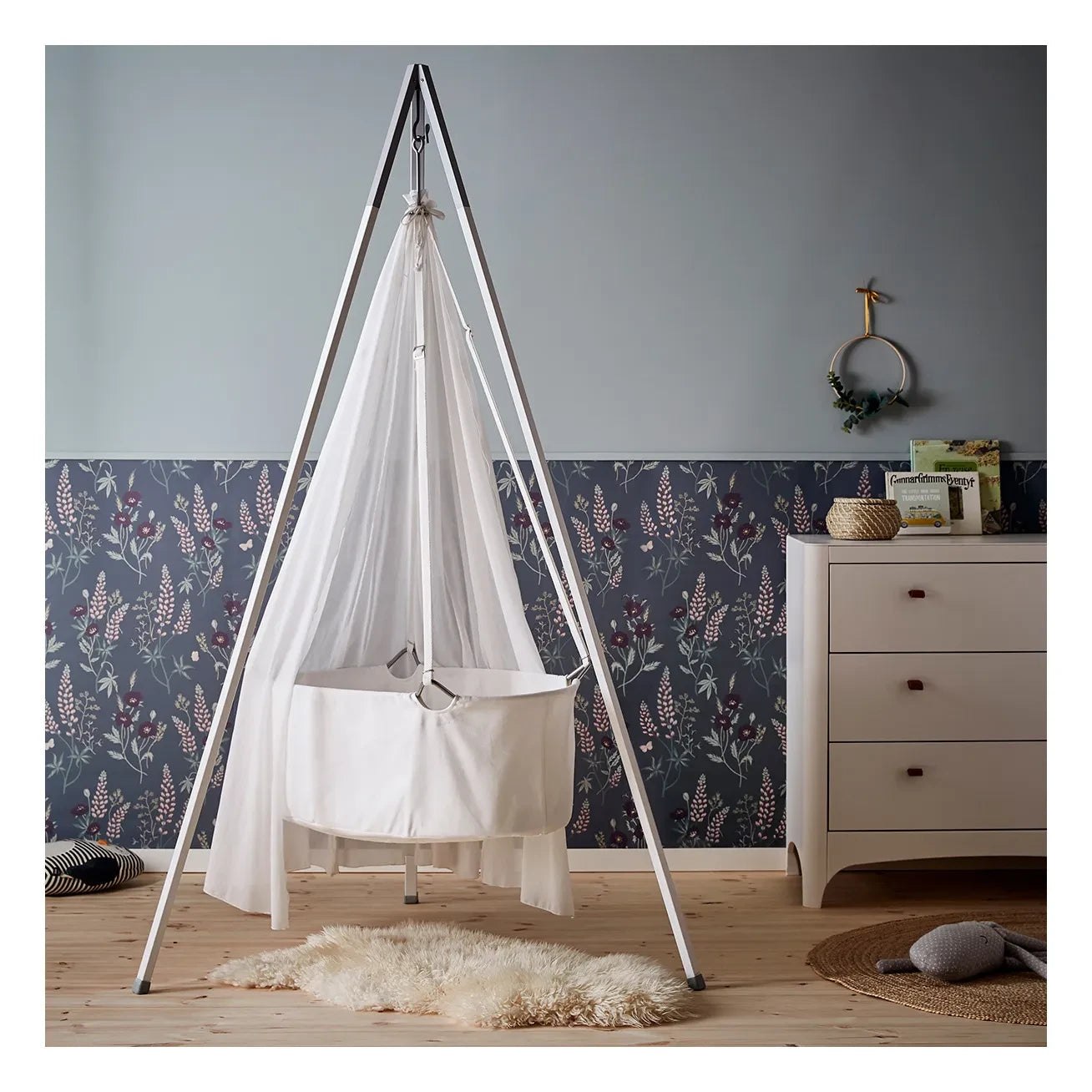 Leander - Freestanding Full Crib, 83 x 50 cm | White