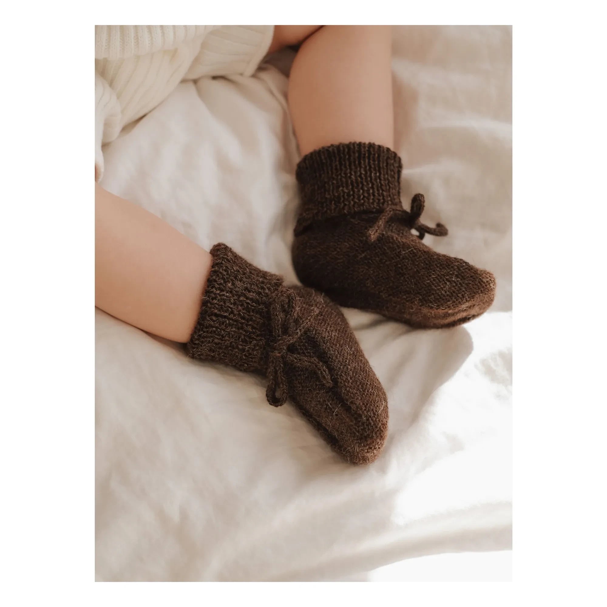 Main Sauvage - Alpaka-Hausschuhe | Mokka