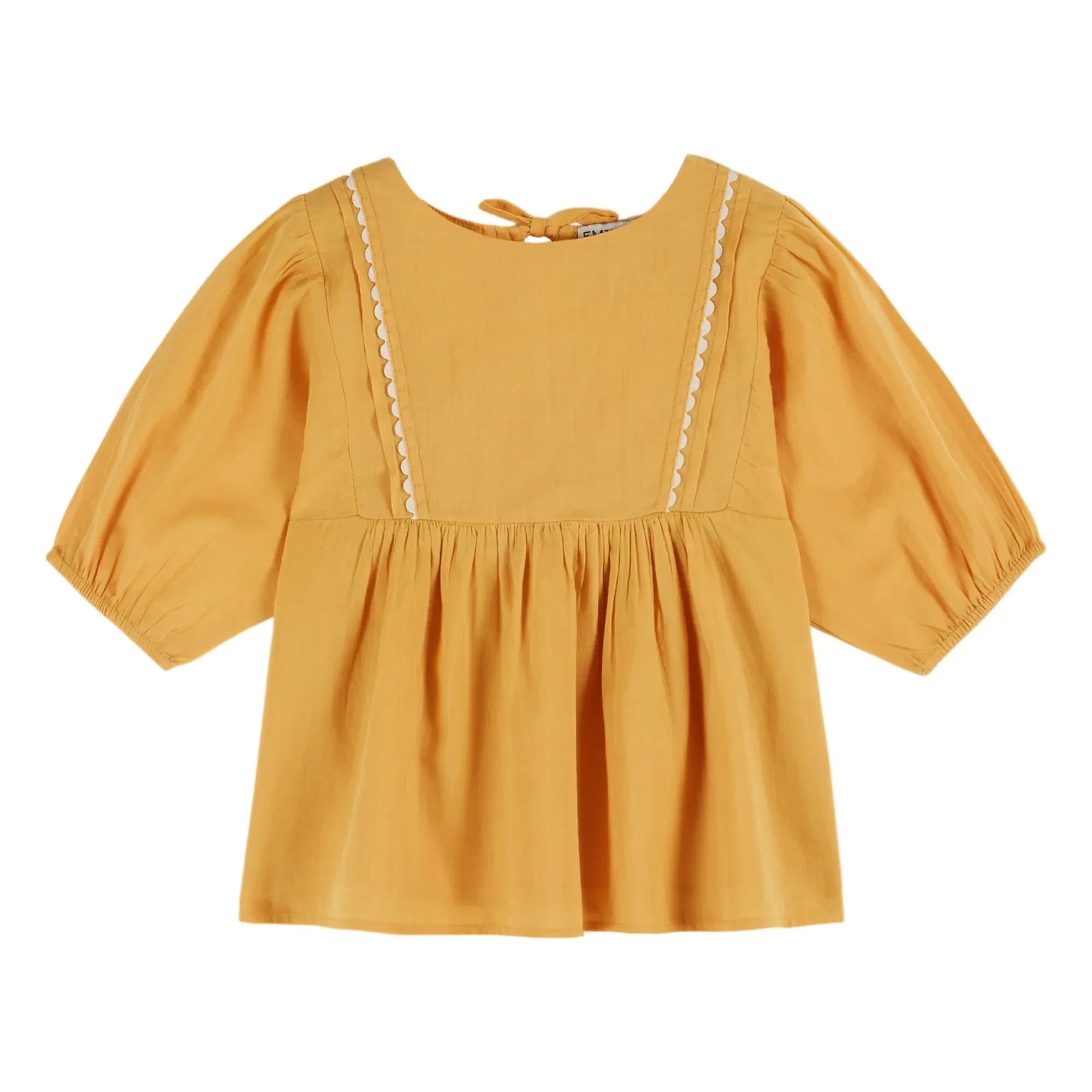 Emile et Ida - Gelbe Bluse mit Rüschen