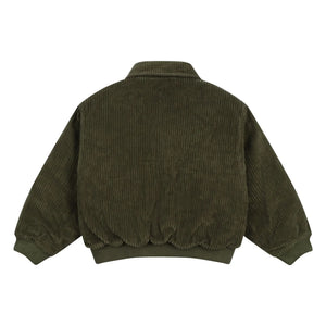 the new society - Mikel Kadife Bomber | Koyu yeşil