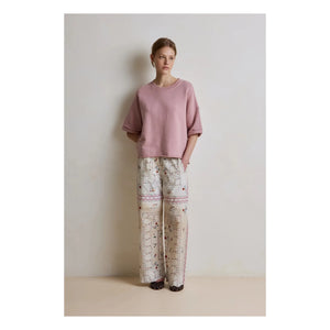 Hod - Solange Pamuklu sweatshirt | Mürdüm