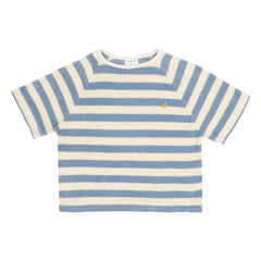Jenest - Gestreiftes T-Shirt aus Bio-Baumwolle | Blau