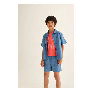 Cozmo - Denim Wolf Bermuda şort | Mavi