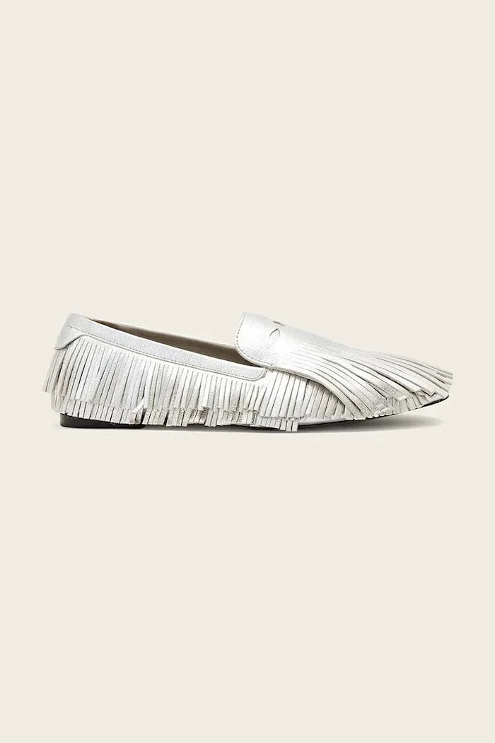 AllSaints Sandy Fringe Loafer Kadın Deri Mokasen