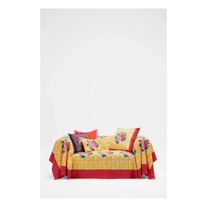 Lisa Corti - Arabesque Corolla Pillowcase | Yellow