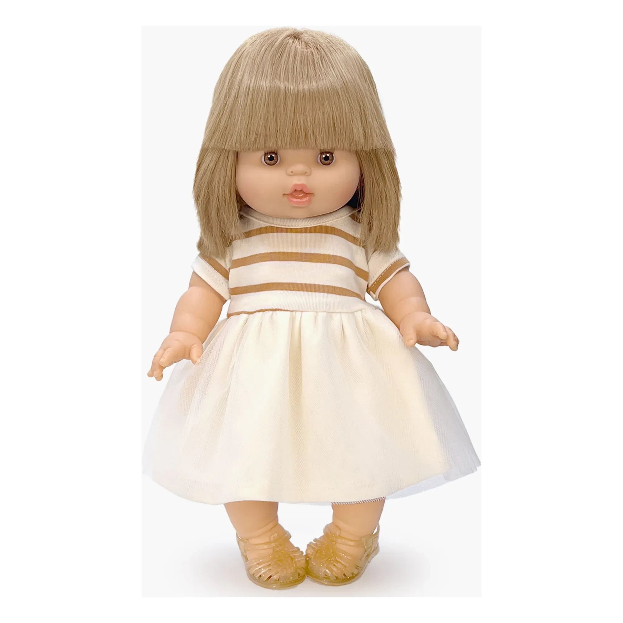 Minikane - Zoé Puppe mit gestreiftem Outfit | Ecru