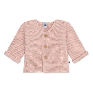 Petit Bateau - Mafa Point Mousse Hırka | Pudra pembe