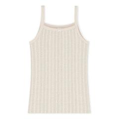 Petit Bateau - Ribbed Tank Top | Ecru