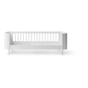 Oliver Furniture - Ahşap Mini+ beşik yatağı, junior kit dahil | Beyaz