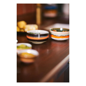 HKliving - Taş seramik kase - 4'lü set