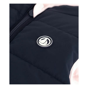 Petit Bateau – Wende-Steppweste ohne Ärmel | Puderrosa