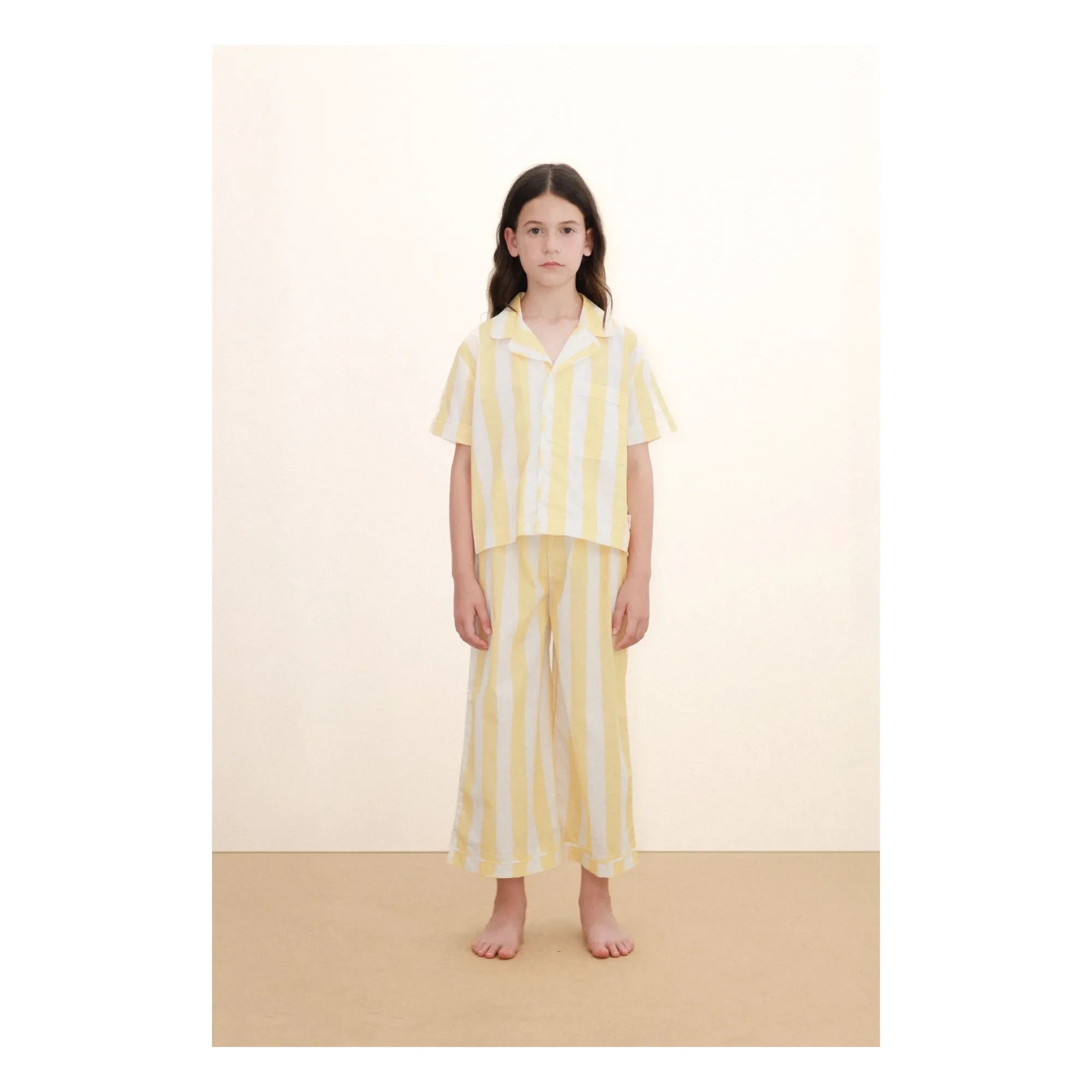 Tinycottons - Striped Shirt & Pants Set | Yellow