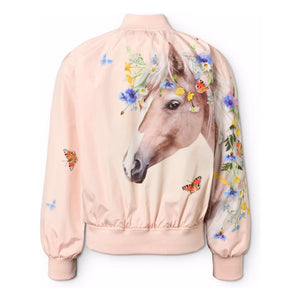 Molo - Bomber Haliva Butterflies Recycled Fibers | Light Pink