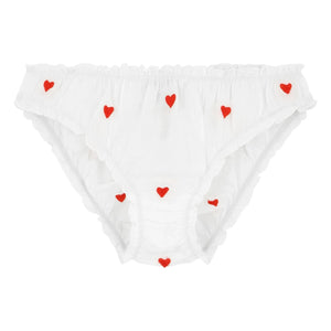 Scarlette Ateliers - Valentine's Day Panties | White