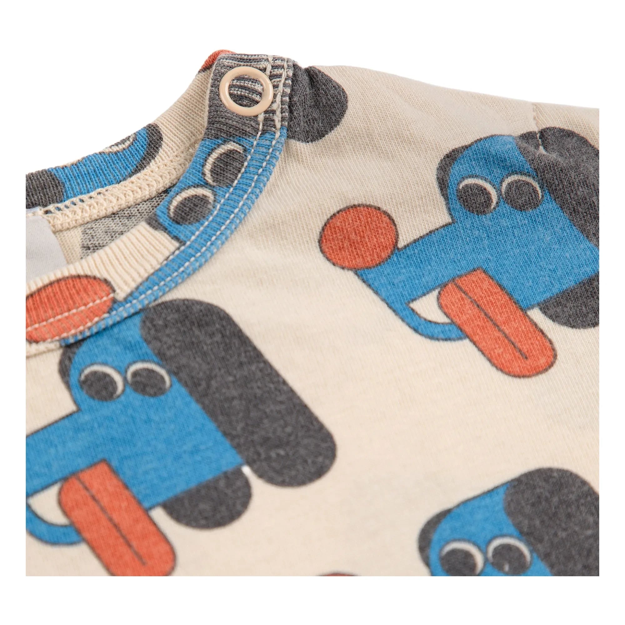 Bobo Choses - Dogs Bio-Baumwoll-T-Shirt | Beige