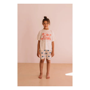 We Are Kids - Cycliste Eddy Dotted Organic Cotton | White