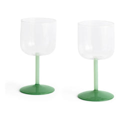 Hay - Colored Wine Glasses - Set of 2 | Dark Green