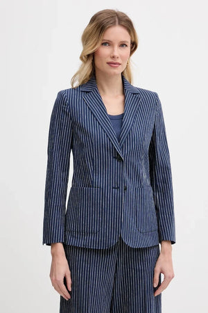 Weekend Max Mara tek düğmeli kadın ceket pamuklu ALETTA