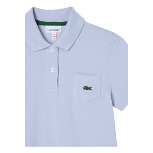 Lacoste - Organik Pamuklu Polo Elbise | Açık Mavi