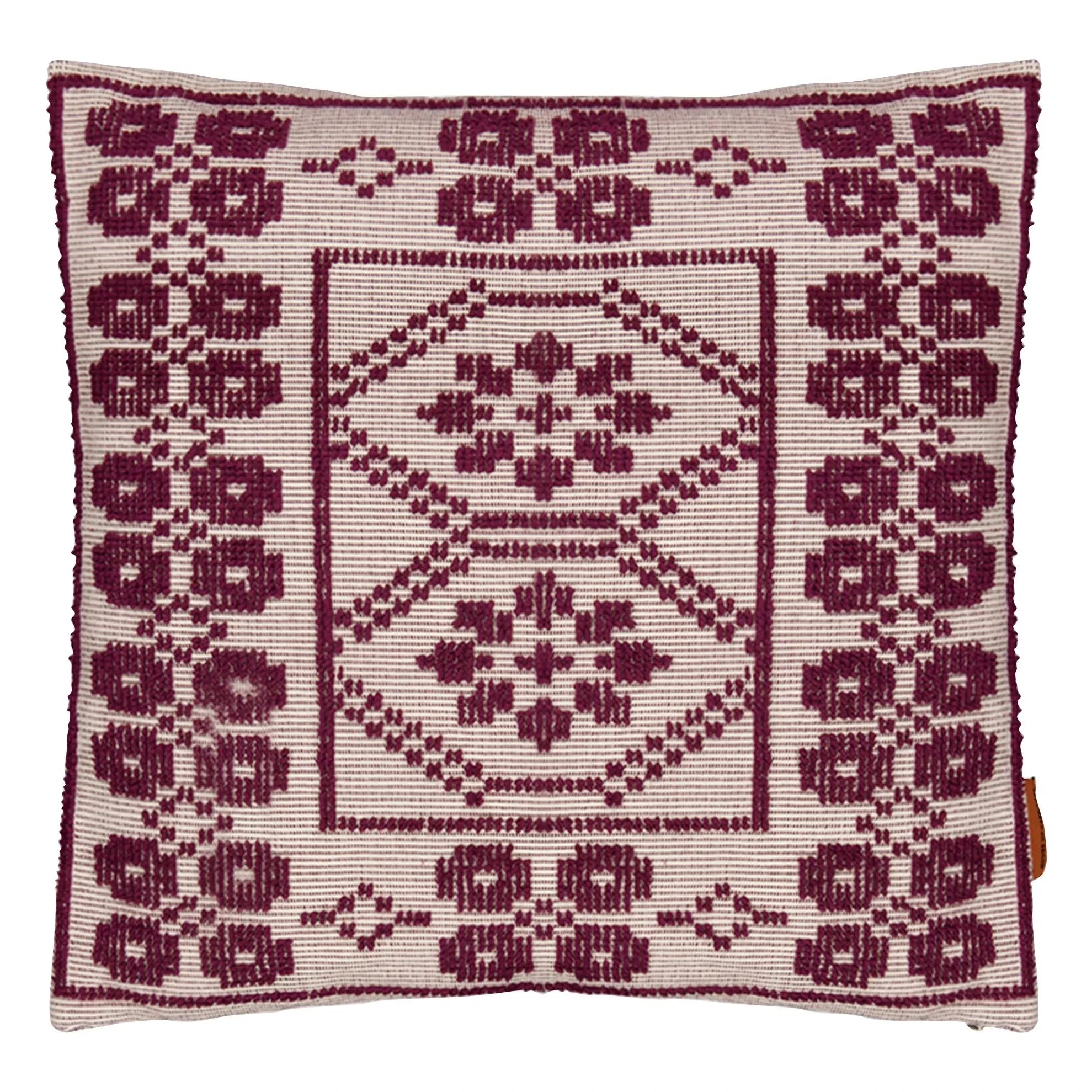 House of Capricorn - Inês nakışlı yastık | Bordo