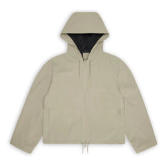 Rains - Suva Hardshell Short Drawstring Jacket W3 | Beige