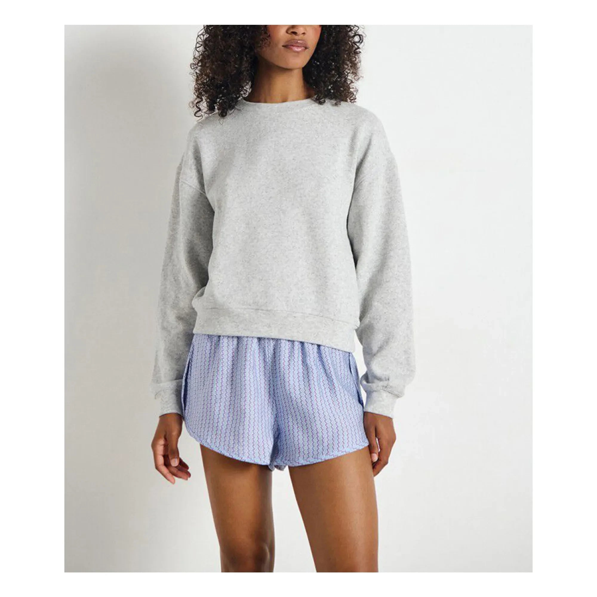 American Vintage - Evona Sweatshirt | Hellgrau meliert