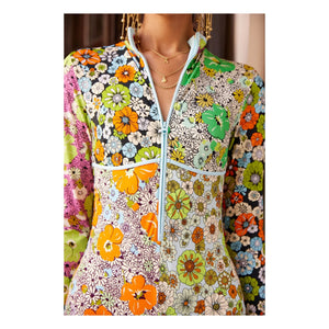 Alémais - Orange Blossom Recycled Fibers 1-Piece Jersey | Light Blue