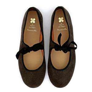 Hermosilla - Ballet Flat Shoes Bilbao Leather - Women's Collection | Gray